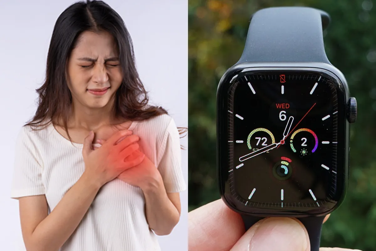 Woman saved by apple watch