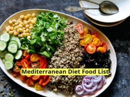 mediterranean diet food list