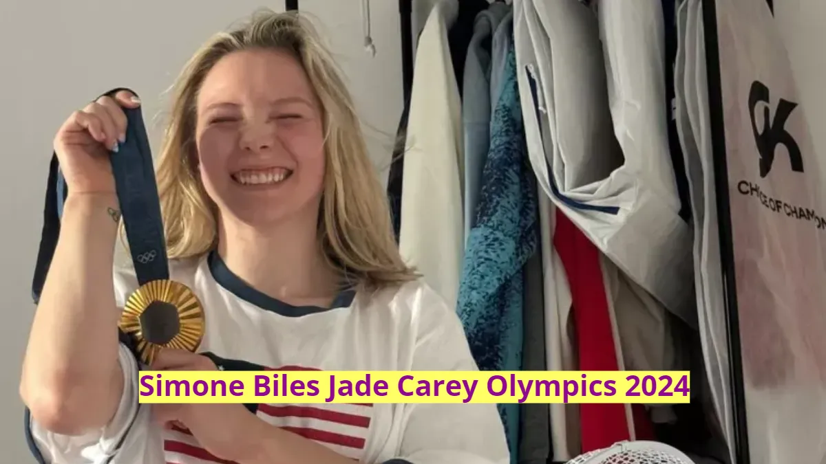 Simone Biles Jade Carey Olympics 2024