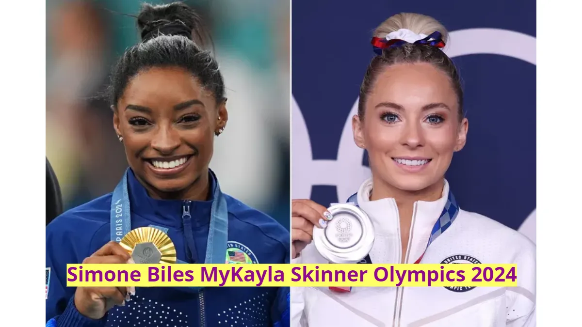 Simone Biles MyKayla Skinner Olympics 2024