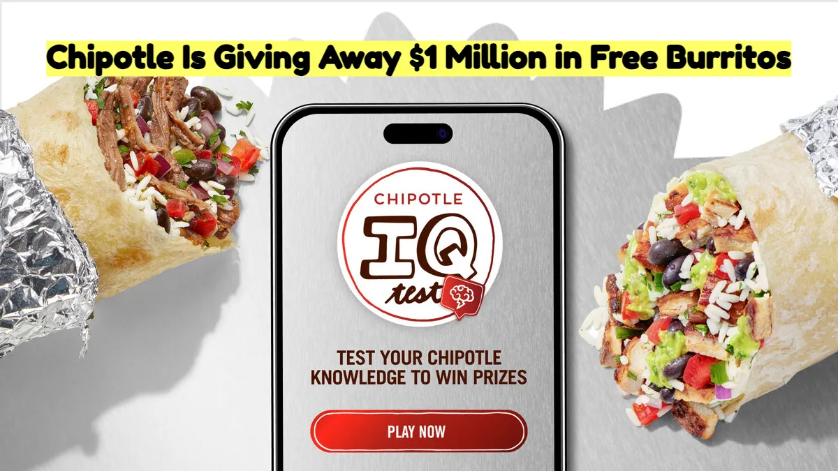 Chipotle Is Giving Away $1 Million in Free Burritos