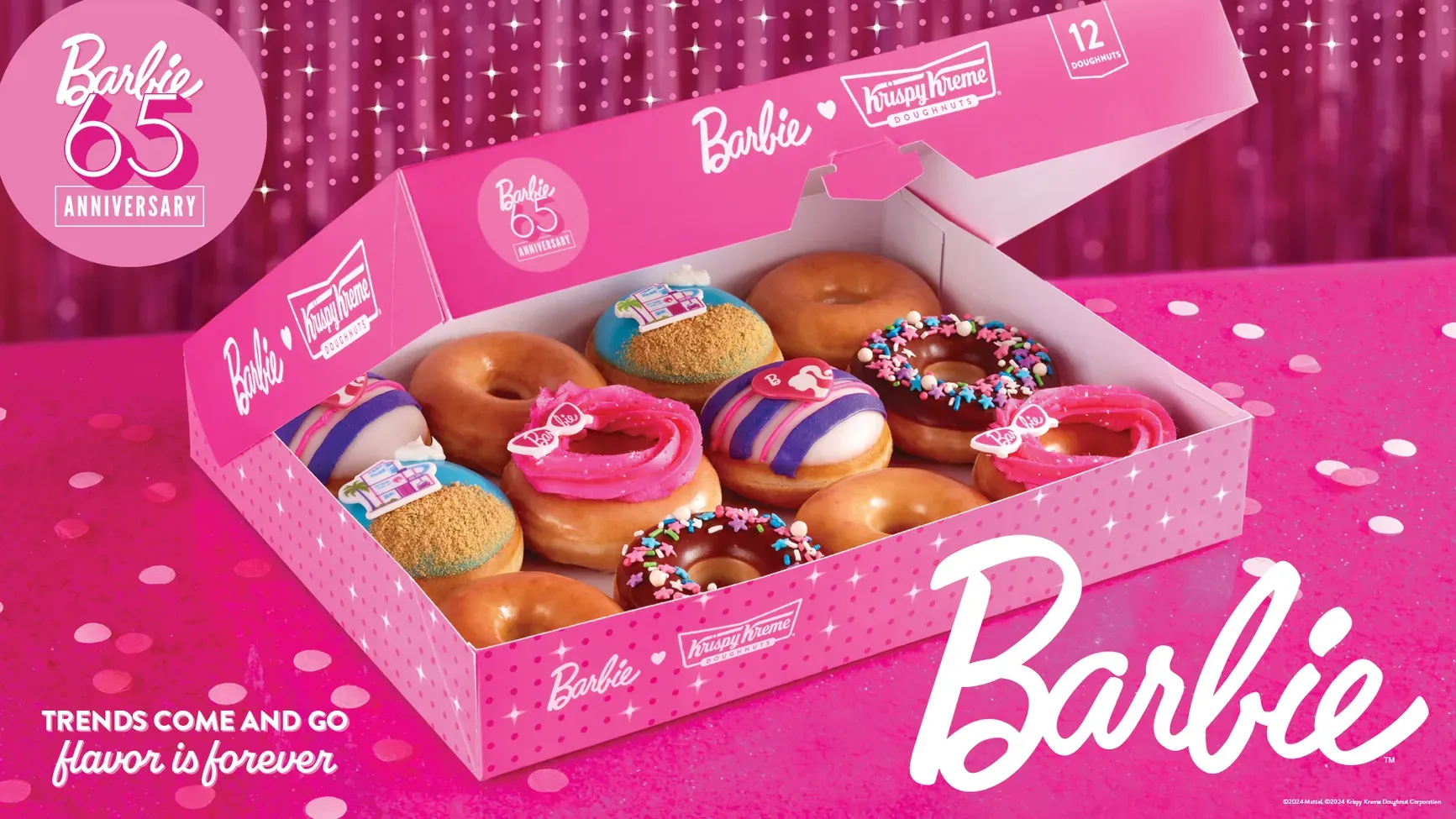 Krispy Kreme celebrates Barbie's 65th anniversary